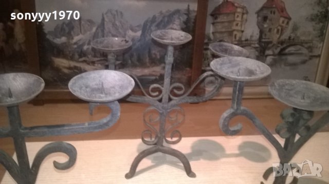 свещници от ковано желязо-антики, снимка 13 - Колекции - 28028048