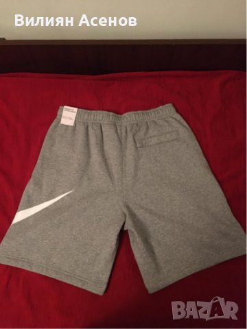 Nike FLC SHORT SN00 GREY WHITE, снимка 2 - Къси панталони - 37953965