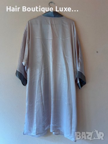 Сатенен домашен халат L размер 😇  Може да се ползва и като връхна дреха 😇, снимка 5 - Други - 44018907