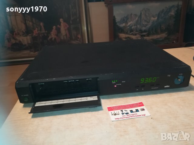 braun t2 tuner germany 2303211232, снимка 4 - Ресийвъри, усилватели, смесителни пултове - 32270858