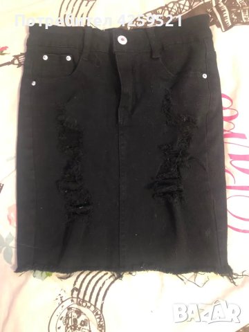 Къса дънкова пола, снимка 5 - Поли - 48894677
