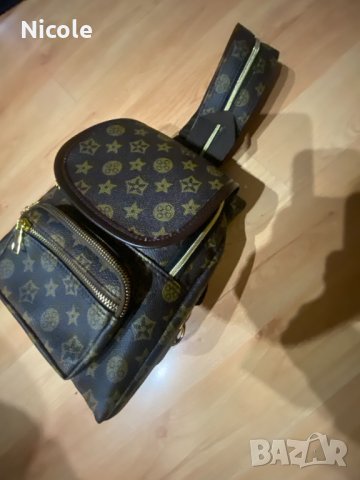 Чанта, кожена тип раница, снимка 2 - Раници - 44102719