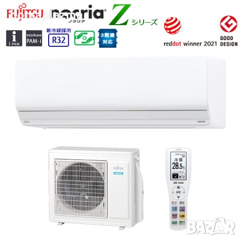 Японски Климатик Fujitsu AS-C561L, NOCRIA C, Хиперинвертор, BTU 24000, A+++, Нов, снимка 13 - Климатици - 37779447