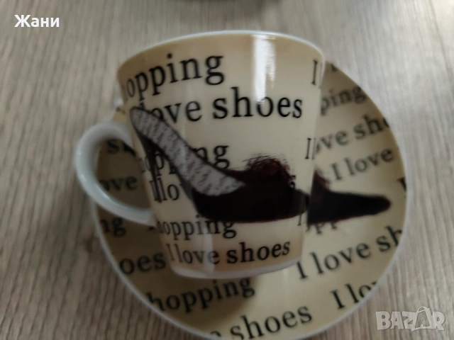 Чашка с чинийка за кафе с атрактивен дизайн, снимка 8 - Чаши - 53576866