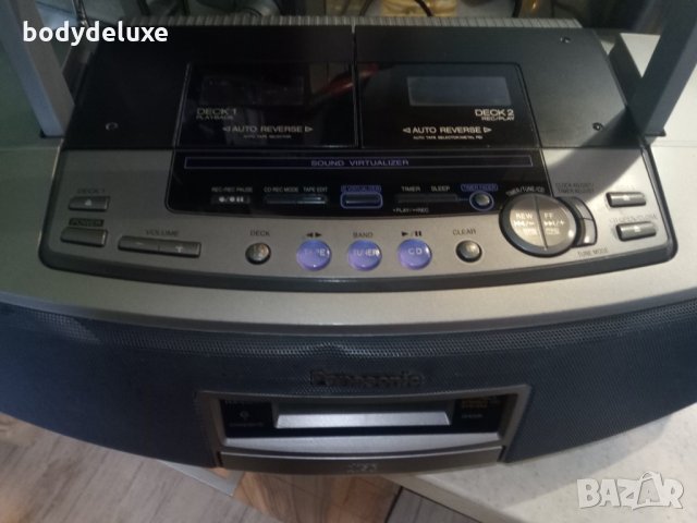 Panasonic RX-ED55 радио-компакт диск касетофон, снимка 5 - Радиокасетофони, транзистори - 27884887
