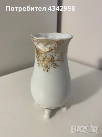 Tettau 1950 г. Порцеланова ваза.