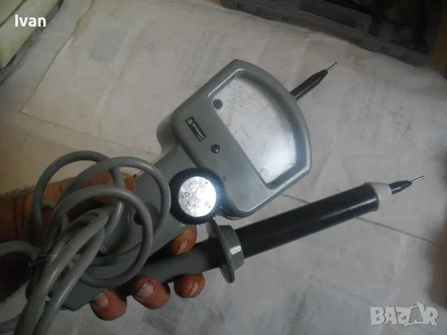 НЕМСКИ ТЕСТЕР METRAWATT ЗА ИЗМЕРВАНЕ ВИСОКОВОЛТОВО СЪПРОТИВЛЕНИЕ, снимка 18 - Други инструменти - 48483010