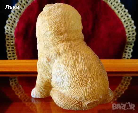 Порцеланова фигура куче Чау-чау,печат. , снимка 4 - Статуетки - 51869150