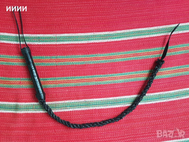 Офицерска кожена нагайка камшик