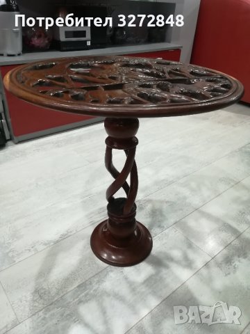 Маса дърворезба, снимка 3 - Маси - 43906424