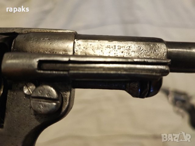 Револвер, Колекционерски пистолет с барабан. Френски чернобарутен пищов, пищак

, снимка 2 - Антикварни и старинни предмети - 44070913