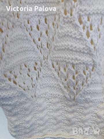 Актуална блуза с модерни ръкави млечен цвят А&А., снимка 4 - Блузи с дълъг ръкав и пуловери - 28303744