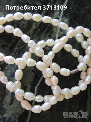 Дамско колие от естествени перли