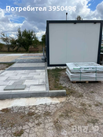 Градинска тротоарна плоча 30x30x4см, цвят: сив, снимка 4 - Строителни материали - 53059955