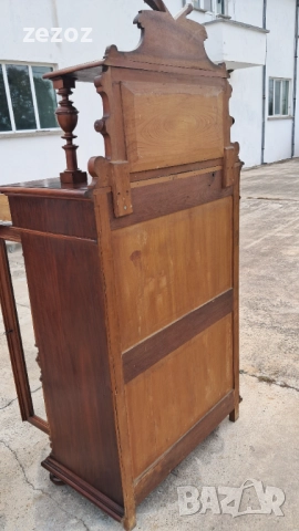 Шкаф ретро с витрина №35, снимка 10 - Шкафове - 52318998