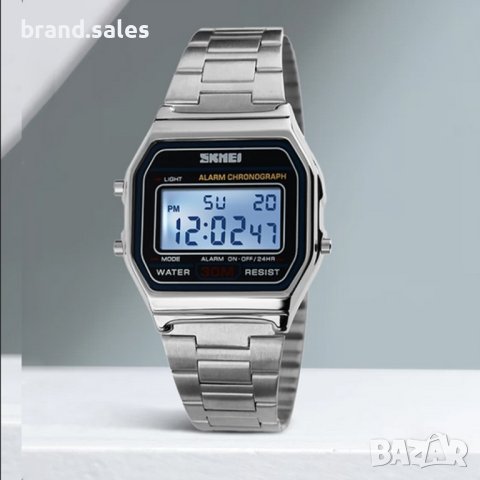 Дигитален часовник Skmei в златисто, снимка 9 - Мъжки - 43197988
