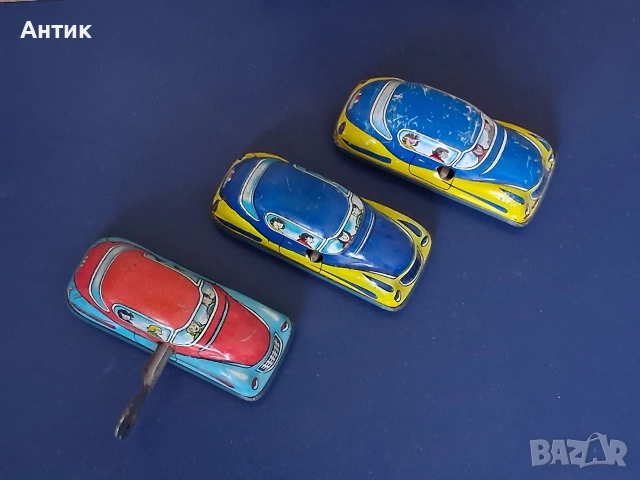 Лот Стари Метални Механични Играчки от Соца, снимка 4 - Колекции - 52749952