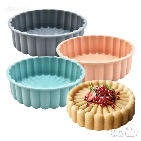 5519 Силиконова форма за кекс Charlotte, 20 см, снимка 3 - Форми - 48154570