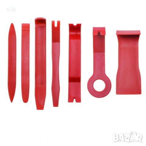 Комплект инструменти за демонтаж интериорни елементи 7 части