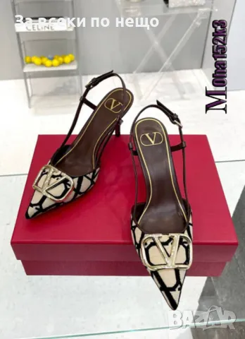 Дамски сандали на ток Valentino - Налични различни цветове  Код D1024, снимка 4 - Сандали - 47401285