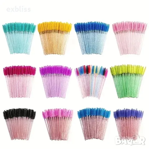 Еднократни четки за мигли 10бр., снимка 4 - Козметика за лице - 49197180