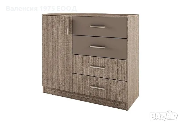 Скрин Сити 3008 дъб артисан или комбинация мока/ лате, снимка 6 - Скринове - 47352394