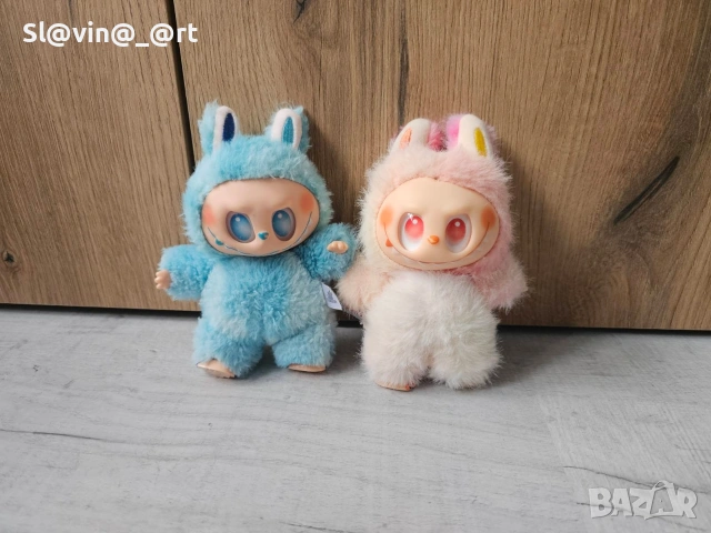 Labubu 2 броя оригинални плюшени играчки, снимка 5 - Плюшени играчки - 53501813