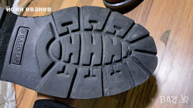 Ботуши кожени работни с бомбе 45 номер, снимка 5 - Маратонки - 52135179