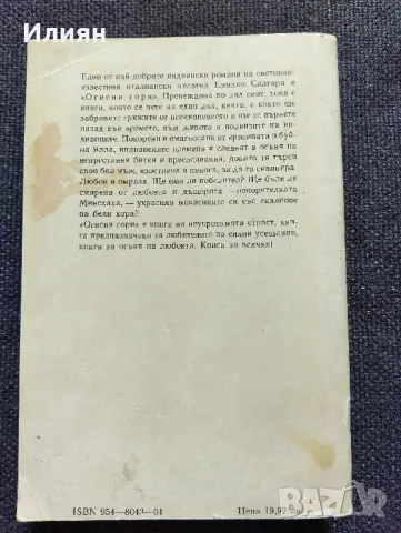Огнени гори- Емилио Салгари, снимка 2 - Художествена литература - 50131062