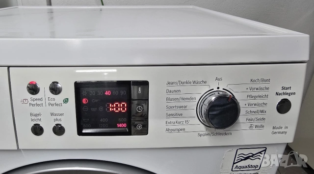 Пералня BOSCH Logixx 8 ГЕРМАНИЯ А +++ 8кг/1400 оборота, снимка 6 - Перални - 53185477