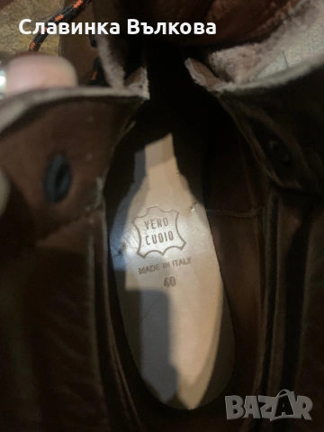 Зимни боти естествена кожа 40 ENEL, снимка 5 - Мъжки ботуши - 53167387
