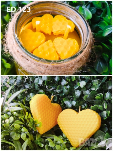 8 март: Ръчно изработени свещи от 100% натурален пчелен восък, снимка 13 - Други - 53389621