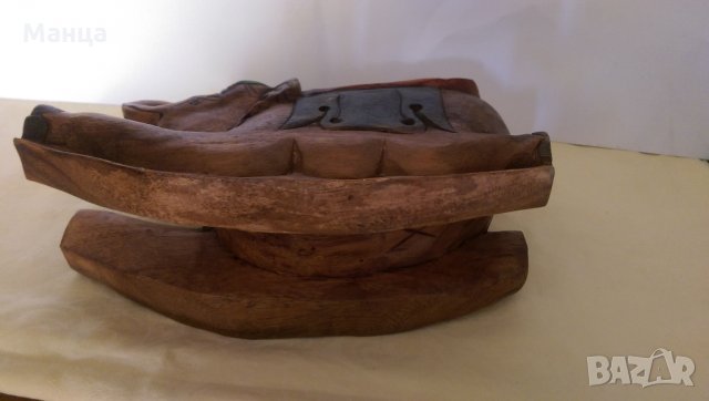 Старо дървено слонче, снимка 3 - Антикварни и старинни предмети - 26289504