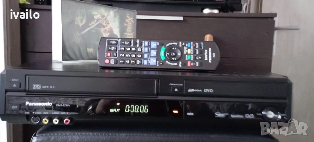 Panasonic-VHS- DVD-DMR-EZ49V-ЗАПИСВАЧКА! HI-FI , снимка 3 - Ресийвъри, усилватели, смесителни пултове - 53589203