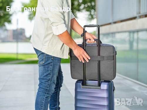 Нов Калъф за Лаптоп Trust Lisboa - Защита и Стил, 16 инча, Син, снимка 7 - Лаптоп аксесоари - 43407810