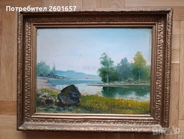 Стара картина , пейзаж.