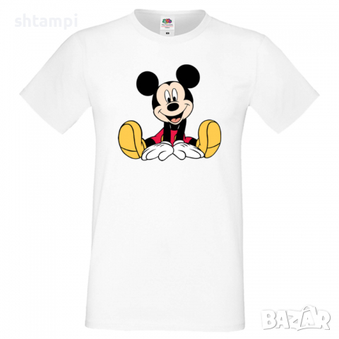 Мъжка тениска Mickey Mouse 11 Подарък,Изненада,Рожден ден, снимка 9 - Тениски - 36576603