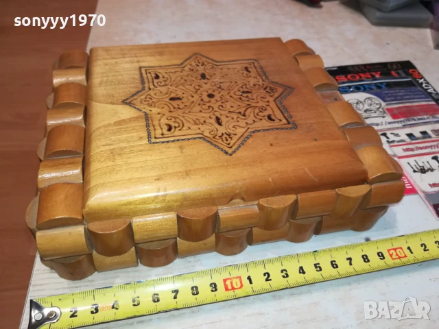 ДЪРВЕНА КУТИЯ 3005251527, снимка 3 - Антикварни и старинни предмети - 50485173
