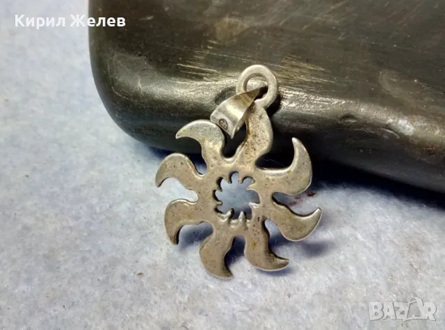 СТИЛЕН СРЕБЪРЕН МЕДАЛЬОН СРЕБРО 925 ДИЗАЙНЕРСКА АРТ ИЗРАБОТКА 49902, снимка 7 - Колиета, медальони, синджири - 49522479