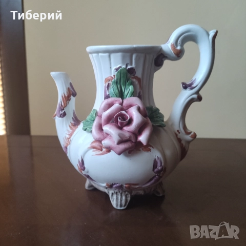 Порцеланова  бонбониера/ваза Bassano, снимка 7 - Декорация за дома - 52126646