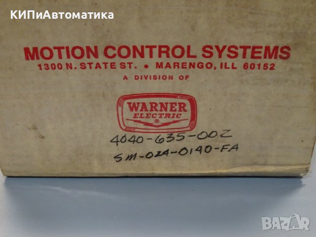 стъпков мотор WARNER ELECTRIC SM-024-0140-FA stepper motor, снимка 12 - Резервни части за машини - 37505048