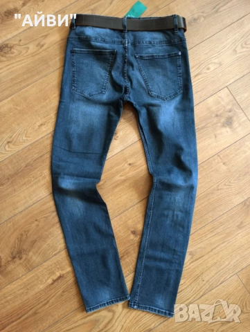 DIVIDED мъжки еластични дънки, снимка 9 - Дънки - 52433028