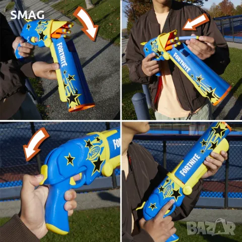 Пистолет Nerf Fortnite DB1 - Hasbro S_1245843, снимка 8 - Други - 48064178