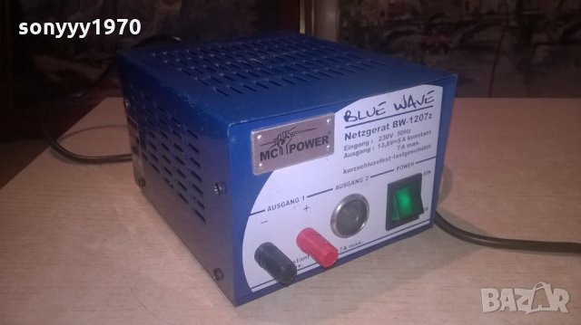 mc power blue wave-netzgerat bm-1207z-13.8v/7amp-germany, снимка 2 - Други - 27196937