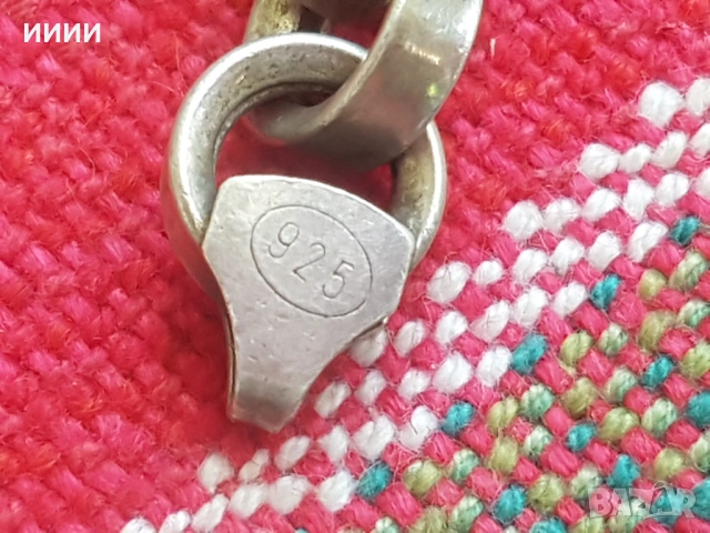 Сребърна гривна верижка 925, снимка 2 - Гривни - 53261253