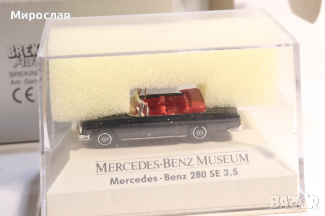BREKINA H0 1/87 MERCEDES BENZ 280 SE МОДЕЛ КОЛИЧКА, снимка 2 - Колекции - 53596414