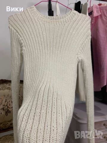 Ръчно плетен пуловер , снимка 3 - Блузи с дълъг ръкав и пуловери - 43477119