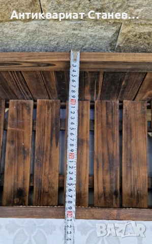 🪵🌸 Винтидж дървена поставка за саксии / кашпа 🌿, снимка 17 - Саксии и кашпи - 51146743