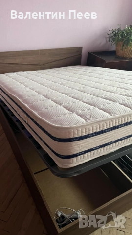 Спалня с матрак, снимка 2 - Спални и легла - 52425418