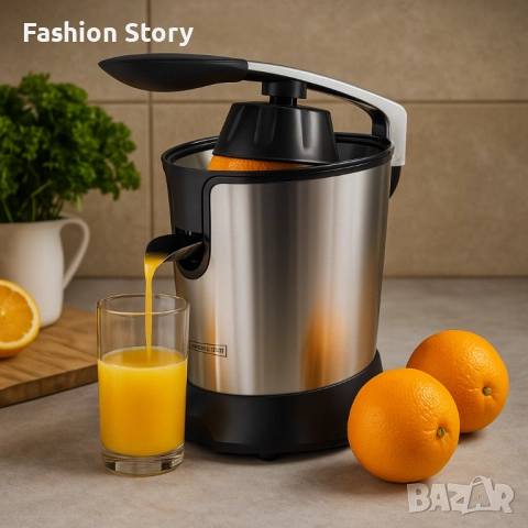 Електрическа сокоизстисквачка за цитрусови плодове Royalty Line RL-CPE85, снимка 3 - Сокоизстисквачки и цитрус преси - 51922372